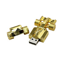Flashdisk Mobil Balap Mini F1 Metal Baru Warna Perak, Flashdisk Mobil Formula, Memory Stick 4GB 8GB 16GB, Flashdisk Bentuk Kunci Mobil