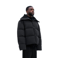 Veste d'hiver de haute qualité pour hommes Manteau chaud à motif de canard épais et épais en toile