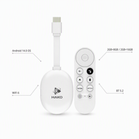 Dispositivo de TV Android RK3518 HAKO 3518D2 con 2GB de RAM y 16GB de ROM, Android 14, 4K, WiFi 6, BT5.4, Reproductor Multimedia en Streaming