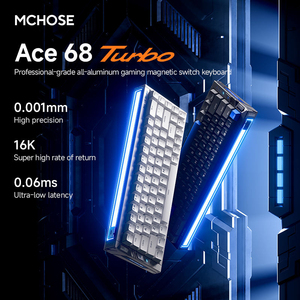 Teclado MCHOSE Ace68 Turbo con Frecuencia de Muestreo de 16K, Interruptores Magnéticos de Aluminio, Cableado, Intercambiable en Caliente - Product Image 6