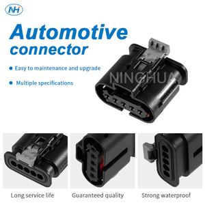 5 pines hembra impermeable automotriz enchufe Cable arnés de cableado enchufe carcasas receptáculo 09408611 - Product Image 2