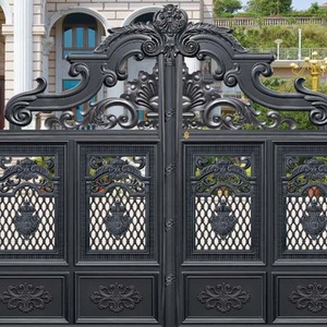 Aluminium <strong>Arch</strong> <strong>Gates</strong> Royal Design Powder Coated Wrought Iron Metal Aluminum Nature Pressure Treated <strong>Wood</strong> Type Customized Color - Product Image 6