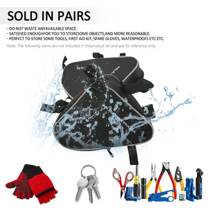 Borsa porta attrezzi per moto <span class=keywords><strong>Ducati</strong></span> Multistrada 1200, da posizionare sul telaio o sul paraurti, porta sacca idrica e pacchetto attrezzi - Product Image 4