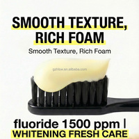 Vente en gros de dentifrice au gingembre COLUGEA 1500 ppm de fluorure pour la protection contre les caries, blanchiment à base de plantes, soin des gencives, dentifrice