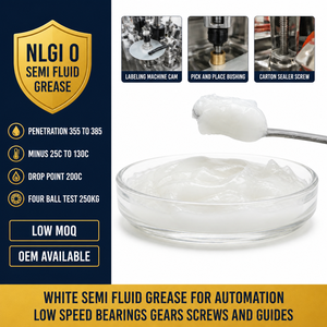 Graisse semi-fluide NLGI 0 pour l'entretien des équipements d'automatisation, des roulements, des engrenages, des rails de guidage, des cames et des mécanismes à faible vitesse. - Product Image 1