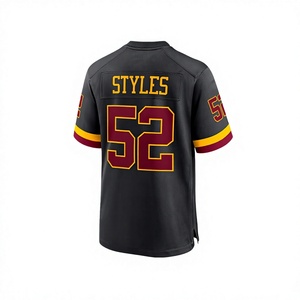 Camisetas Personalizadas de Fútbol Americano de Manga Corta para Hombre, Estilo Daniels 5, 52 Diseños Sublimados, Transpirables - Product Image 3