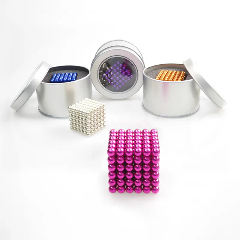 Factory Supplier Neodymium Magnet Sphere Puzzle Toy Rainbow Balls In Stock
