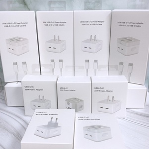 อะแดปเตอร์ชาร์จไฟ USB แบบติดผนัง ช่องเสียบคู่ Type-C ชาร์จเร็ว QC3.0/PD3.0 35W ป้องกันไฟเกิน/โอเวอร์เทอร์มอไลซ์ ปลั๊กแบบพับได้สำหรับโทรศัพท์มือถือ สำหรับ iPhone - Product Image 3
