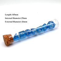 HS GoodsSHOP - Vente Flash - Jeu de dés polyédriques en acrylique personnalisés de haute qualité pour D&D et RPG - Tubes à dés en plastique transparent - Dés de jeu D&D