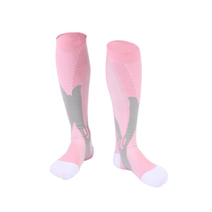 Chaussettes de Compression de course bas 20-30 Mmhg hommes femmes chaussettes de sport pour les soins infirmiers Rugby Marathon cyclisme Football varices - Product Image 1
