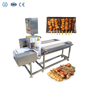 Máquina automática <span class=keywords><strong>de</strong></span> pinchos <span class=keywords><strong>de</strong></span> <span class=keywords><strong>carne</strong></span> Seekh Kebab Machine/Vegetal Satay <span class=keywords><strong>Pincho</strong></span> Máquina aplicable a restaurantes <span class=keywords><strong>de</strong></span> barbacoa - Product Image 1