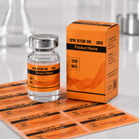 Étiquettes personnalisées pour flacons VS-350, design gratuit, 2 ml, 3 ml, 10 ml, autocollants adhésifs écologiques, imperméables, holographiques, à gratter