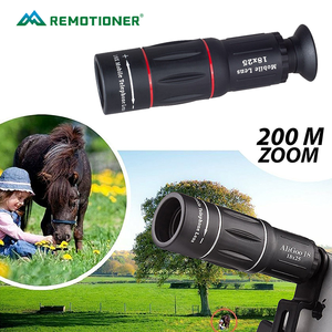 منظار محمول عالي الدقة والقوة مع محول للهواتف الذكية، تكبير 18 ضعفًا لمراقبة النجوم والتنزه ومراقبة الحياة البرية - Product Image 2