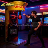 ACS Meilleure Vente Machine de Jeu de Boxe Interactive de Type Arcade avec Mesure de Puissance de Coups, à Monnayeur, pour Échange de Prémiers