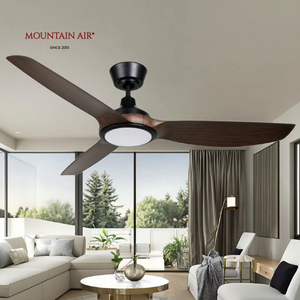 Hiện đại 52-inch quạt trần điện LED chất lượng cao ABS lưỡi kinh điển điều khiển từ xa làm mát không khí tốc độ điều chỉnh nhà văn phòng - Product Image 1