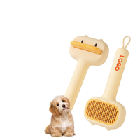 Brosse pour chien et chat 2-en-1 électrique à pulvérisation de brume, en acier inoxydable, avec massage par vibration, anti-rayures, rechargeable et autonettoyante, modèle 2026 Tech