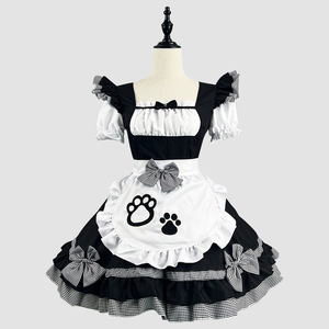 <span class=keywords><strong>Disfraz</strong></span> de Anime Japonés para <span class=keywords><strong>Mujer</strong></span>, Vestido de Sirvienta, <span class=keywords><strong>Disfraz</strong></span> de Halloween, Maquillaje, <span class=keywords><strong>Disfraz</strong></span> de Lolita, Conjunto de Uniforme, <span class=keywords><strong>Disfraz</strong></span> de Gatita - Product Image 3