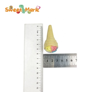 Halal Comida Vegetariana Forma de Helado Malvavisco <span class=keywords><strong>4</strong></span> Colores Dulce Suave Malva Caramelo - Product Image 4