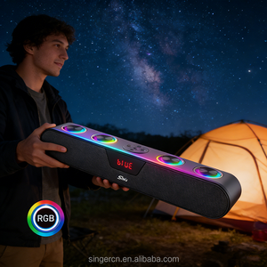 ZQS R98 Haut-parleur sans fil RGB à succès, son stéréo HIFI surround, barre de son extérieure, caisson de basses, haut-parleur Bluetooth pour jeux vidéo - Product Image 6