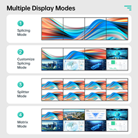 MT-Viki 4K60Hz Seamless HDMI Matrix Switcher 8X8 Dengan GUI Web+Ekstraksi Audio, Pengontrol Video Wall HDMI 2x4, Dapat Diputar 180 Derajat