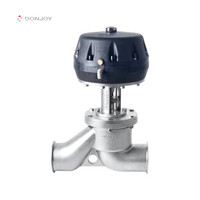 DONJOY Vanne de régulation de globe de 2.5 pouces en acier inoxydable sanitaire Personnalisable OEM Support Vanne de contrôle de type globe