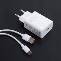 Adaptateur secteur haute puissance 27W, chargeur USB à charge rapide, prise US EU pour téléphones mobiles Xiaomi, prix bas, chargeur QC3.0 5V/2.4A, écouteurs