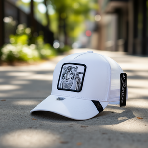 Casquette Trucker Bernie Tiger 6 Panneaux Réglable en Maille Unisexe pour Tenue Décontractée avec Patch Brodé à la Main sur le Devant - Product Image 2