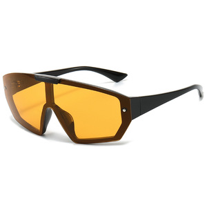 Top lunettes <span class=keywords><strong>de</strong></span> soleil haut <span class=keywords><strong>de</strong></span> gamme carré hommes marques Uv400 Lunettes <span class=keywords><strong>De</strong></span> <span class=keywords><strong>Luxe</strong></span> surdimensionné femmes une pièce grandes lunettes <span class=keywords><strong>de</strong></span> soleil Sport en plein air - Product Image 1