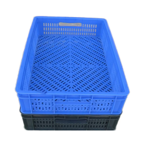 Nhựa bánh mì khay 600*400*120 mét huyệt Trái Cây Rau giỏ cấp thực phẩm Stackable thân thiện với môi leakproof hộp nhựa - Product Image 4