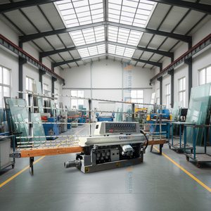 Machine de polissage de chants droits pour verre, réglage de l'épaisseur pour différentes opérations, vente chaude, directement de l'usine - Product Image 5