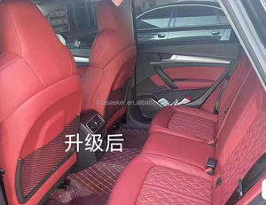 Housse de siège de voiture universelle en cuir AUDI pour Q5 Q2 Q3 Q7 Q8 S1 S4 S5 S6 SQ5 RS3 RS4 - Product Image 6