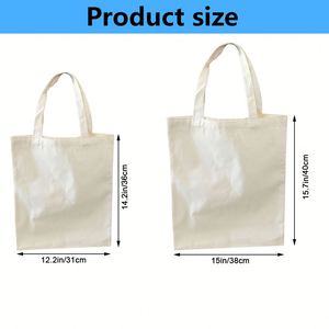 Sacs fourre-tout en toile personnalisés avec logo imprimé, vente en gros, sacs cadeaux à poignée, sacs de shopping tendance pour femmes - Product Image 6