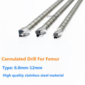 Instrumento ortopédico medicina deportiva ligamento cruzado reparación fémur bola redonda broca hueca Femoral Grind canulado - Product Image 3