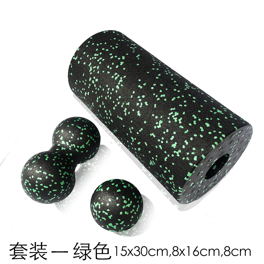 Skin texture 3 piece set black green