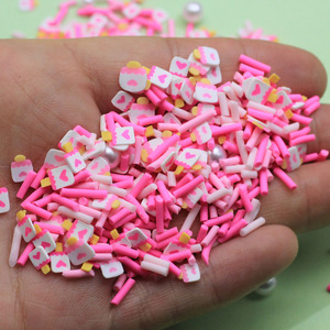 Dễ Thương Nguồn Cung Cấp Thủ Công Mềm Đất Sét Dán Trái Tim Kẹo Màu Hồng Polymer Bead Thủ Công Nghệ Thuật Thủ Công Kit Set Sản Phẩm Mới Valentine Quà Tặng Tự Làm - Product Image 6