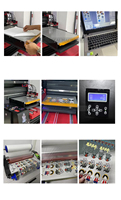Laminateur à vitesse réglable numérique A3 pour lamination à chaud et à froid, film UV AB