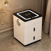 Coiffeuse intelligente moderne avec miroir LED, ensemble de table de maquillage et de coiffure avec miroir, pour chambre à coucher, application beauté, vente en gros