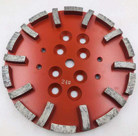 Disque de meulage diamanté pour sols en béton de 250 mm (10 po) à 20 segments pour la préparation des sols et l'élimination des revêtements