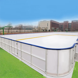 ZSPE अच्छा प्रभाव प्रतिरोधी स्टेडियम बैरियर एचडीपीई प्लास्टिक बाड़ हॉकी आइस रिंक डैशर बोर्ड - Product Image 4