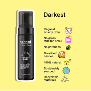 Etiqueta privada <span class=keywords><strong>Bronceador</strong></span> de cuerpo oscuro instantáneo Vegan Sun Self Tanner <span class=keywords><strong>Spray</strong></span> Mousse Coco Protector solar Loción bronceadora - Product Image 5