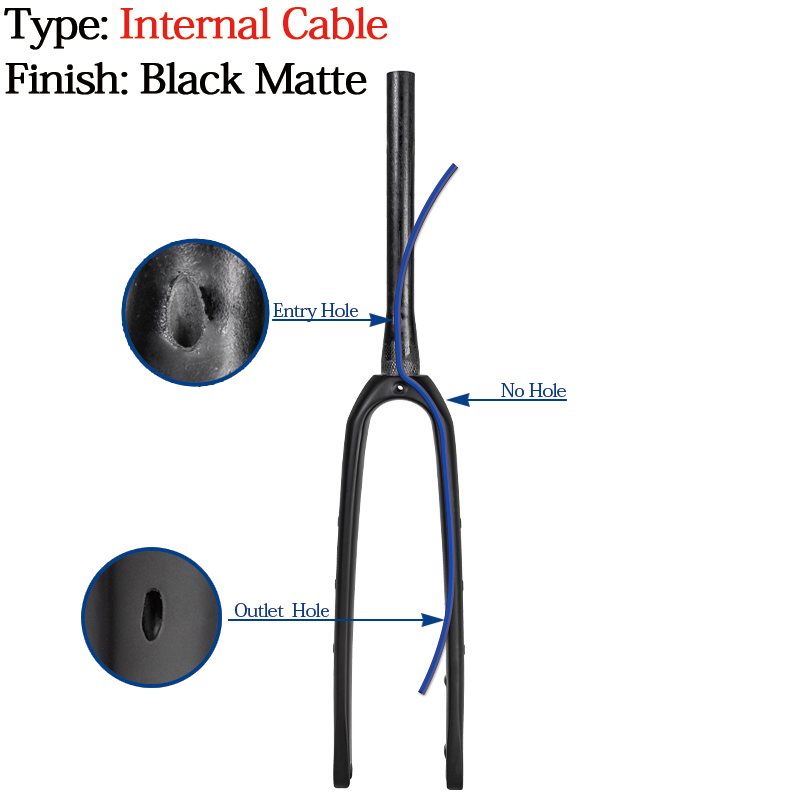 Câble interne noir mat