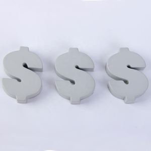 Balle anti-stress promotionnelle en forme de symbole du dollar américain en PU, design cube, personnalisable pour unisexe - Product Image 5