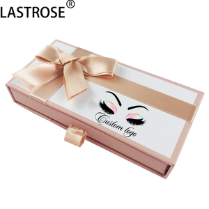 กล่องใส่<span class=keywords><strong>ขน</strong></span>ตาปลอมดีไซน์ใหม่สีชมพูพร้อมโบว์  บรรจุภัณฑ์<span class=keywords><strong>ขน</strong></span>ตาปลอมมิงค์สีขาวแฟชั่น  รับผลิตแบรนด์ส่วนตัว  กล่องเก็บขนตาแบบเต็มแผง - Product Image 3