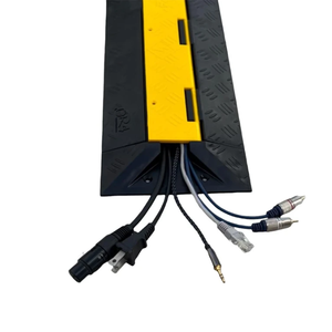 Protectores de Cables Serie 10mm, Rampa Protectora de Cables de Alta Resistencia con 1 y 2 Canales para Vehículos y Peatones - Product Image 3