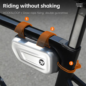 Sac de vélo pour tube supérieur WEST BIKING, sac de voyage pour le cyclisme, sac de rangement imperméable à coque rigide, sac de protection 3D pour lunettes - Product Image 5