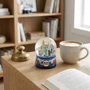 Souvenirs de mariage personnalisés, cadeaux globe à neige, globe à eau en résine, boule de neige en verre - Product Image 1