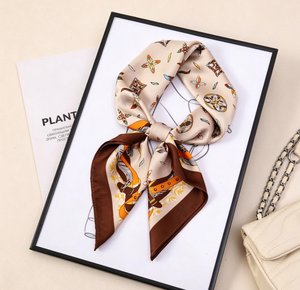 Zifeng OEM Bufandas Mujer De <span class=keywords><strong>Senten</strong></span> Muslim Fashion Square Bedruckter kleiner Seiden schal Hijab - Product Image 1