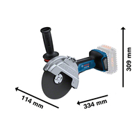 Pour meuleuse d'angle sans fil professionnelle GWS 18V-180 P, interrupteur à gâchette/à glissière, modèle 18/20V 06019H6L02, fabriqué en Italie