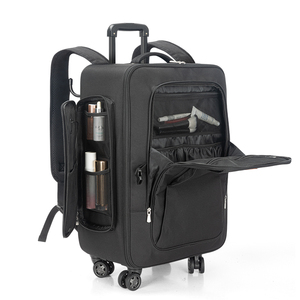 Maleta de Maquillaje Profesional con Ruedas, Organizador de Maquillaje de Viaje de Poliéster 600D <span class=keywords><strong>para</strong></span> Enseñanza - Product Image 2