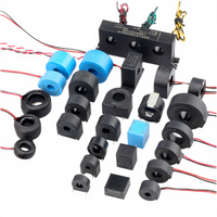 Transformateur de courant toroïdal monophasé avec fil de connexion CT, montage sur circuit imprimé, broche 2mA, mini